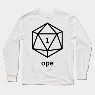 Natural Ope (black) Long Sleeve T-Shirt